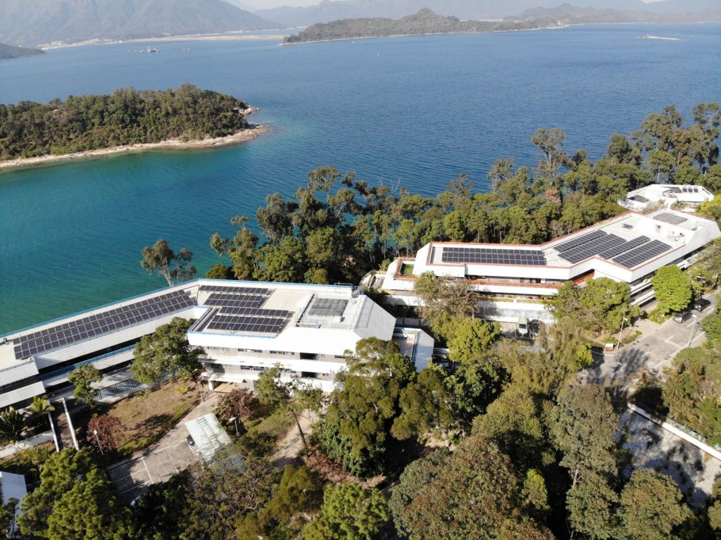 Aerial shot of UWC campus