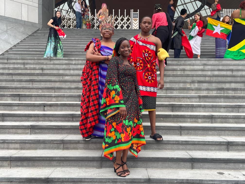Philani Sithole and fellow students