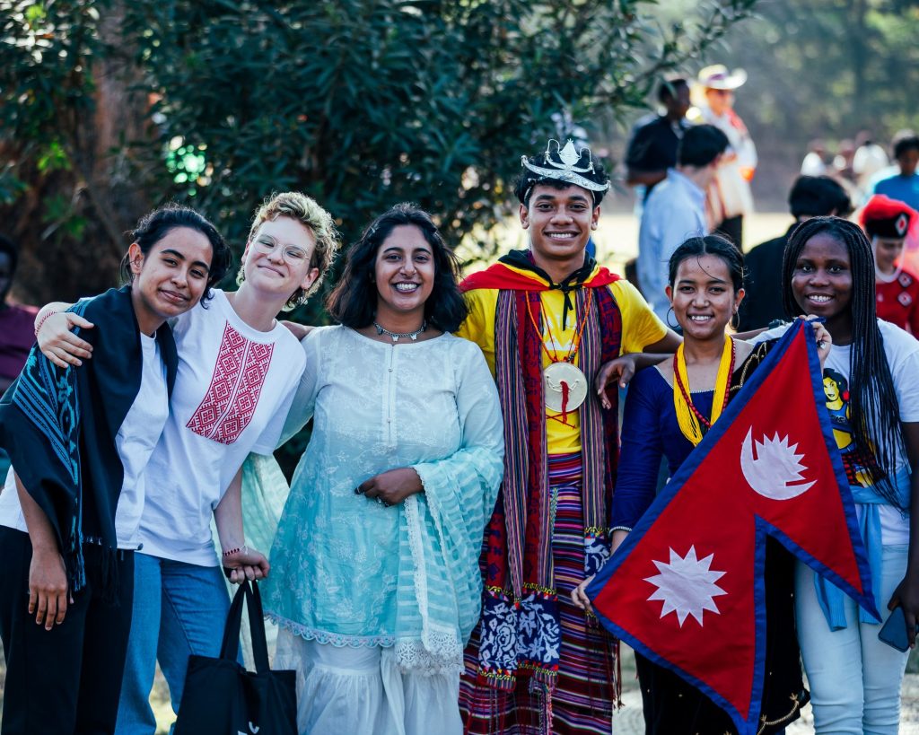 UWC students in national dress