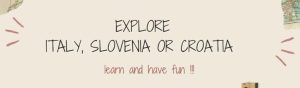A Sustainable Travel Booklet for students: explore Italy, Slovenia, and Croatia